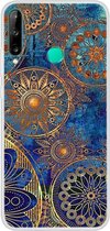 Huawei P40 Lite E Hoesje TPU Back Cover met Mandala Print