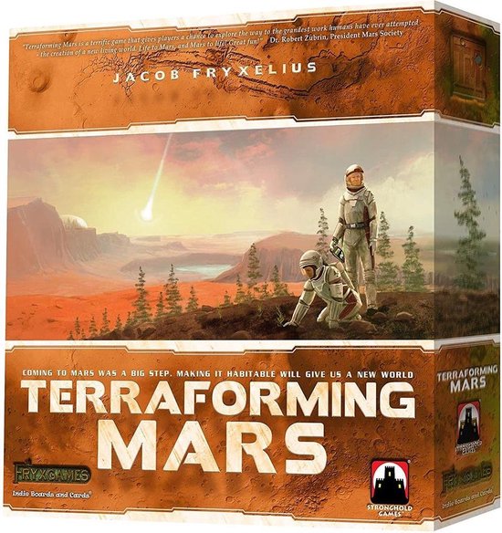 Boek: Terraforming Mars - Engelstalig bordspel - bordspel, geschreven door Stronghold Games