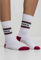 Urban Classics Sokken -47/50- Logo Stripe Sport 2-Pack Wit