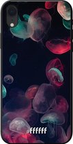 iPhone Xr Hoesje TPU Case - Jellyfish Bloom #ffffff