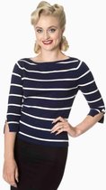 Dancing Days Gebreide trui -S- STRIPES PLEASE! Blauw