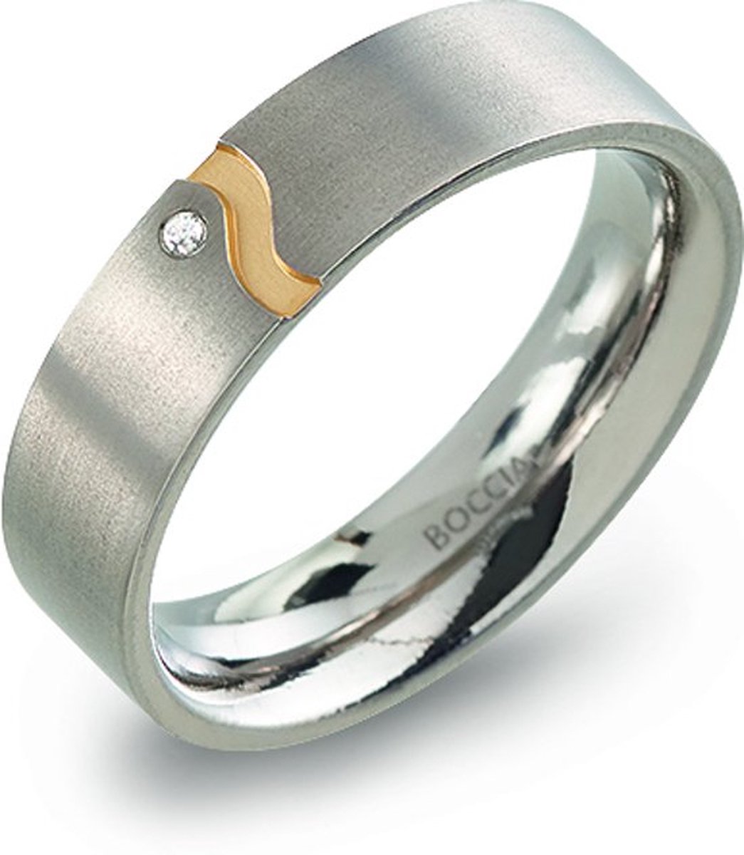 Boccia Titanium 0147.0454 Dames Ring 17.25 mm maat 54