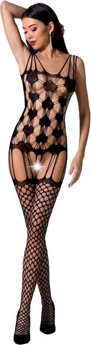PASSION WOMAN BODYSTOCKINGS | Passion Woman Bs067 Bodystocking - Black One Size