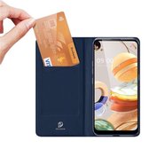 Dux Ducis Skin Pro Series LG K61 Hoesje Portemonnee Blauw