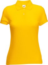 Fruit Of The Loom Vrouwen Dames-Fit 65/35 Poloshirt Korte Mouwen (Zonnebloem Geel)