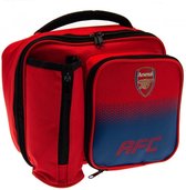 Arsenal FC Official Fade Pattern Lunch Bag (Red/Blue)