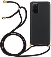 Soft TPU Nek Strap hoesje voor Samsung Galaxy S20 Plus - Zwart