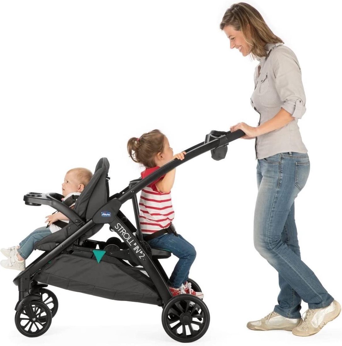 Chicco geschwisterwagen stroll in cheap 2