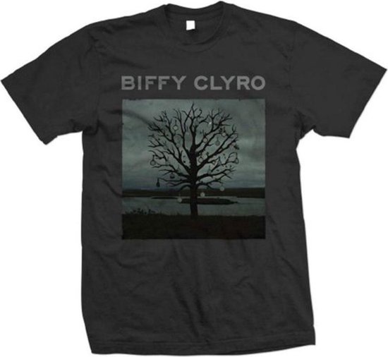 T-shirt Biffy Clyro Only Revolutions – Officiel Licencié – Coupe Unisexe – Coton Stone Wash – Noir