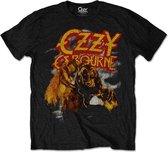 Ozzy Osbourne - Vintage Werewolf Heren T-shirt - L - Zwart
