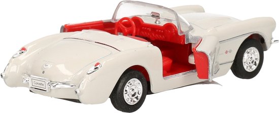 Speelgoed auto witte Chevrolet Corvette cabrio 12 cm - Speelgoed auto  schaalmodel -... | bol.com