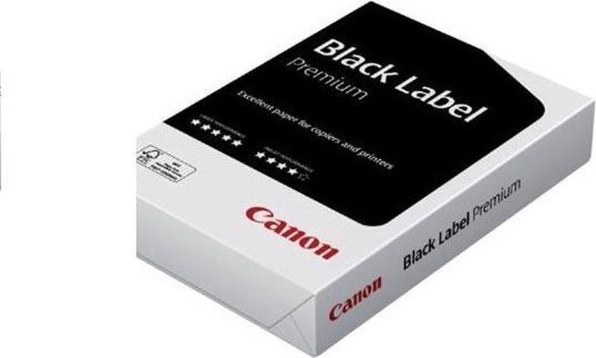 Kopieerpapier Canon Black Label Premium A4 75gr wit 500vel