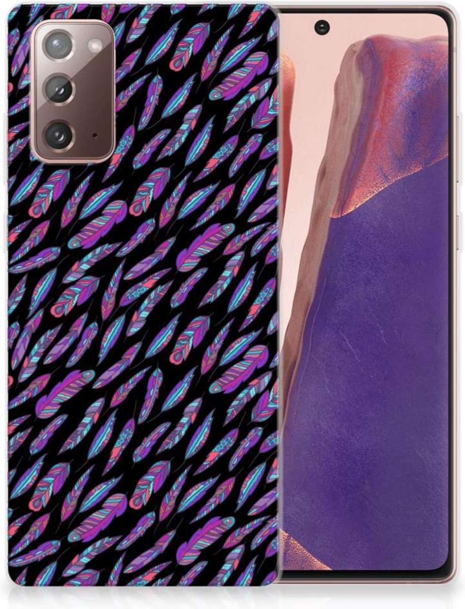Samsung Note 20 TPU bumper Feathers Color