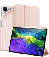 Apple Tablet hoes geschikt voor iPad Pro 12.9 (2020) - Dux Ducis Osom Tri-Fold Book Case Series - Roze