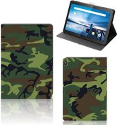 Hoesje maken Lenovo Tablet M10 Tablet Hoes met Magneetsluiting Camouflage