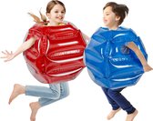 Eddy Toys Bodybumpers - 2 Stuks - Opblaasbaar - Rood en Blauw