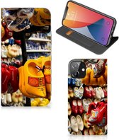 Telefoonhoesje Geschikt voor iPhone 12 | Geschikt voor iPhone 12 Pro Magnet Case Klompen