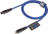 Xtorm Onverwoestbare USB-C naar Lightning oplaadkabel - 1 m - Blauw - Levenslange garantie