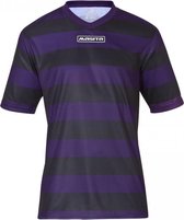 Masita Sportshirt - Sport - Voetbal -Sportshirt Heren - Sportshirt Dames - Paars - Zwart - L