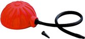 Rode plastic voetpomp 1,5 liter - voor luchtmatras, zwemband of opblaasbootje