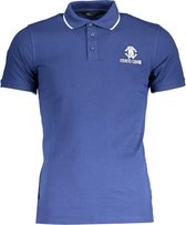 Roberto Cavalli Polo Blauw 2XL Heren