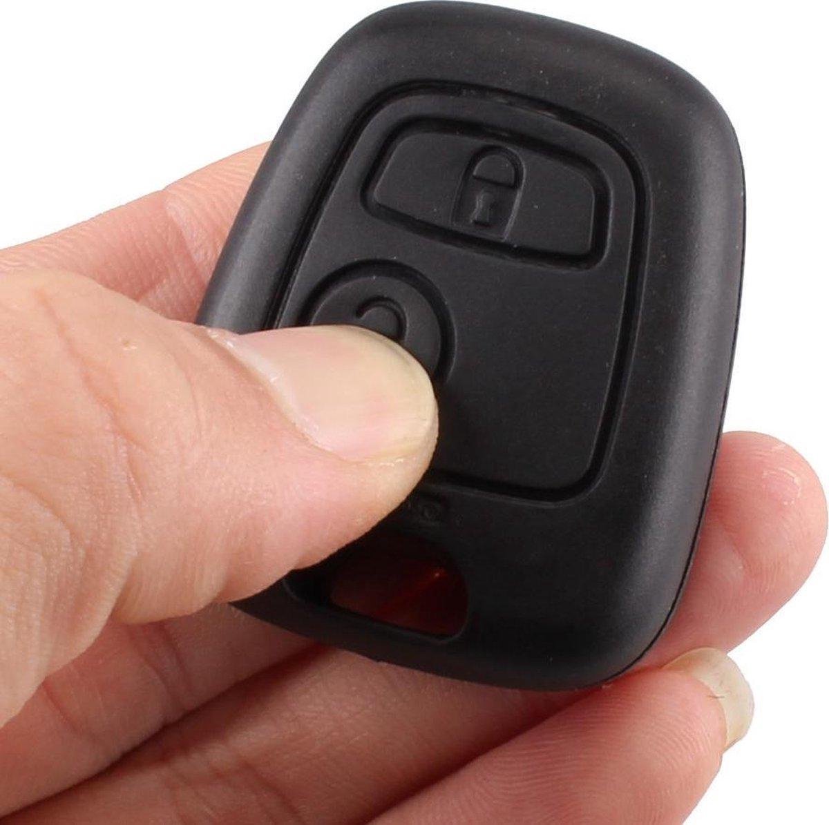 LOUZIR Autosleutelbehuizing - sleutelbehuizing auto - sleutelhoes - Autosleutel -Geschikt voor Peugeot, Citroën en Toyota