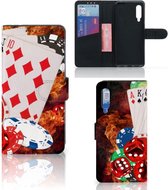 GSM Hoesje Xiaomi Mi 9 Book Wallet Case Personaliseren Casino