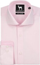 GENTS - Blumfontain Overhemd Heren Volwassenen NOS roze Maat 4XL 49/50