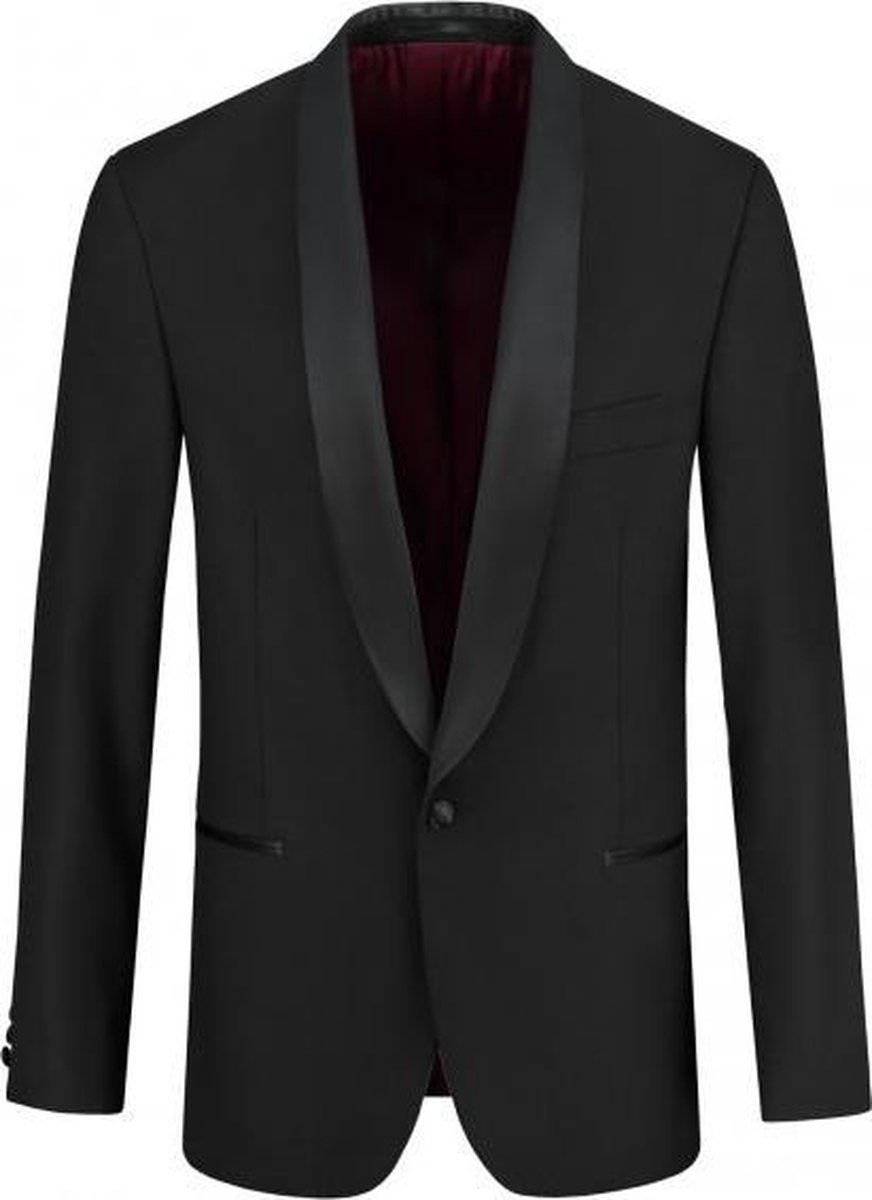 GENTS - Jas smoking sjaal - Wol - Zwart - Maat 24/24
