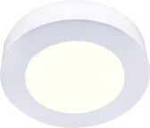 LED Downlight Slim Pro - Aigi Strilo - Opbouw Rond 6W - Natuurlijk Wit 4000K - Mat Wit - Kunststof