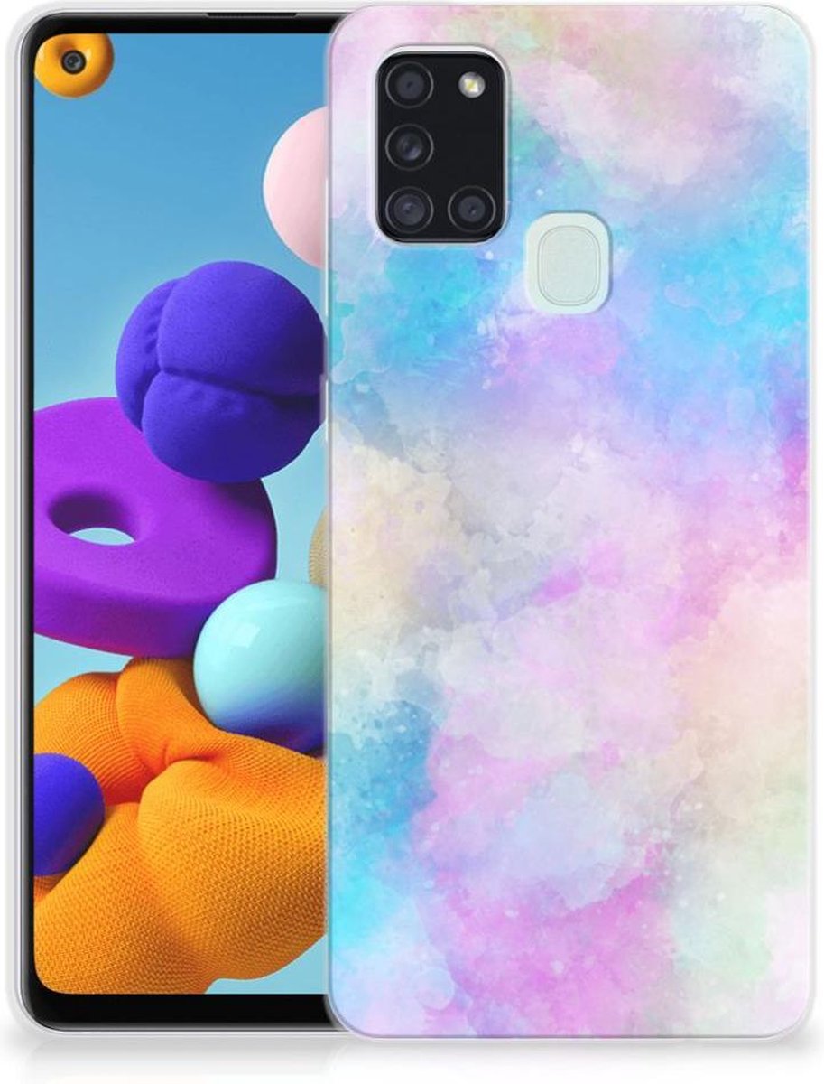 Hoesje maken Samsung Galaxy A21s Watercolor Light