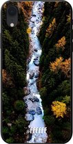 iPhone Xr Hoesje TPU Case - Forest River #ffffff