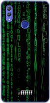 Honor Note 10 Hoesje Transparant TPU Case - Hacking The Matrix #ffffff