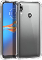 Motorola Moto E6 Plus Hoesje - Anti -Shock Silicone Hoesje - Transparant