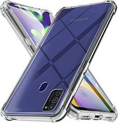 Samsung Galaxy A21S - Anti -Shock Silicone Hoesje - Transparant