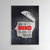 Keep In Mind - Walljar - Wanddecoratie - Schilderij - Plexiglas