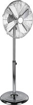 Ventilator - Trion Istido - Statiefventilator - Staand - Rond - Glans Chroom - Aluminium - BSE