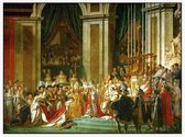 Inwijding van keizer Napoleon en kroning van keizerin Joséphine, Jacques-Louis David - Foto op Akoestisch paneel - 120 x 90 cm