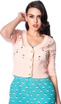 Dancing Days Cardigan -L- 20S DECO Creme