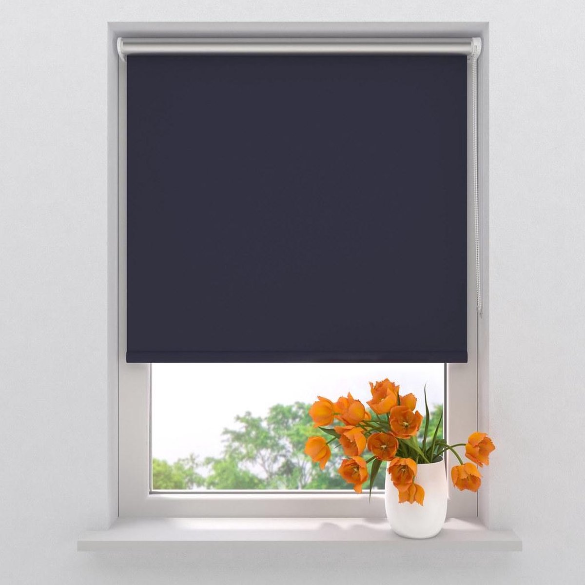 Rolgordijn Easy Mini - Verduisterend - Blue - 60x150