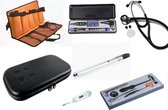 Handmatige bloeddrukmeter all in one set inclusief cardiologie stethoscoop ST-A82S-SET-Blauw