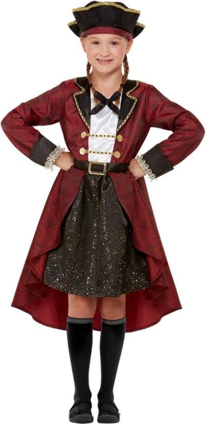 Piraten kostuum Bourgondisch Meisje - Maat M