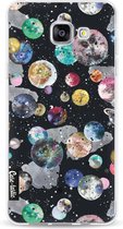 Casetastic Samsung Galaxy A5 (2016) Hoesje - Softcover Hoesje met Design - Cosmic Black Print