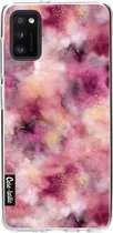 Casetastic Samsung Galaxy A41 (2020) Hoesje - Softcover Hoesje met Design - Smokey Pink Marble Print