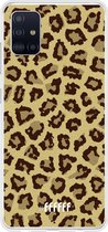 Samsung Galaxy A51 Hoesje Transparant TPU Case - Jaguar Print #ffffff