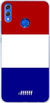 Honor 8X Hoesje Transparant TPU Case - Nederlandse vlag #ffffff
