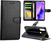 Oppo A8 hoesje book case zwart