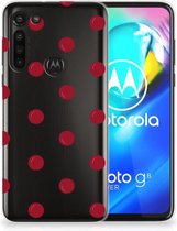 Silicone Case Motorola Moto G8 Power Telefoonhoesje Kersen