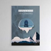 Success Is Coming - Walljar - Wanddecoratie - Poster ingelijst