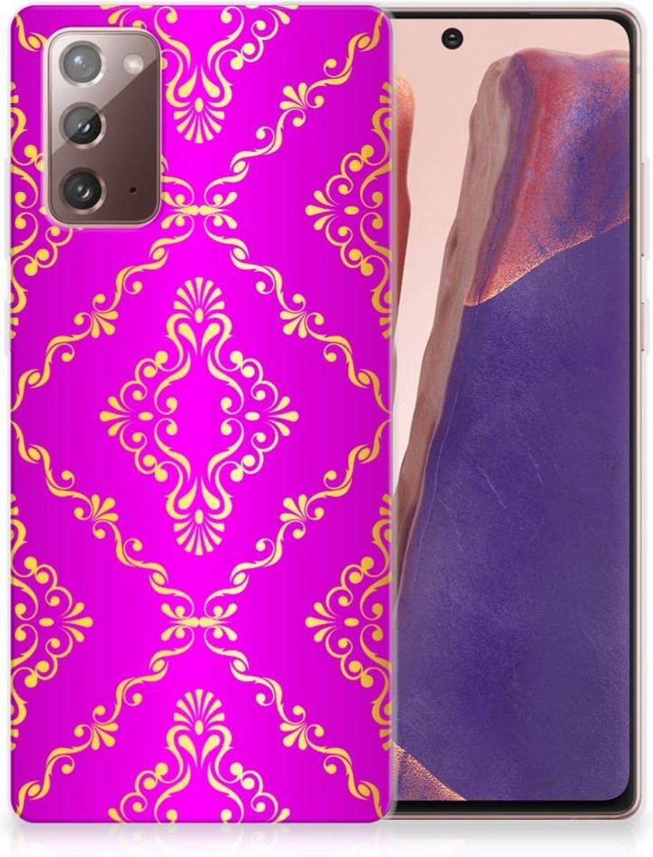 Siliconen Hoesje Samsung Note 20 Barok Roze